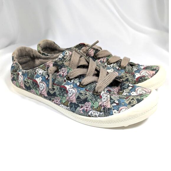 BOBS from Skechers Shoes - Bobs from Sketchers Memory Foam Beach Bingo Swaggie Tail Slip On Sneaker Size 6
